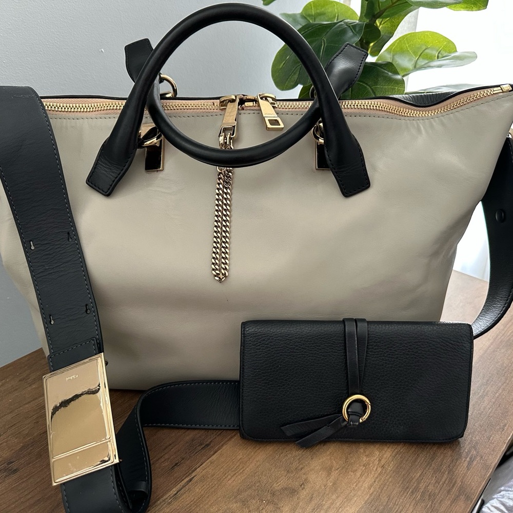 Chloe STUNNING Faye Day Black and Cream